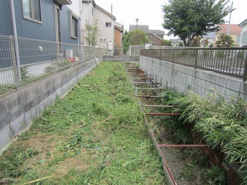 鎌倉パスタ駐車場脇