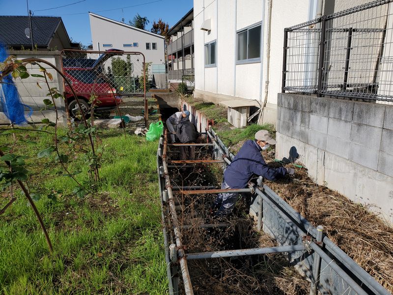 アゼリア駐車場脇